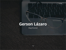 Tablet Screenshot of gersonlazaro.com